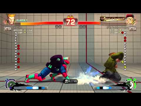 ◢ EG Justin Wong ( Guile ) Vs TrafalgarDLaw ( Rolento ) - USF4 PC 1080p ◣