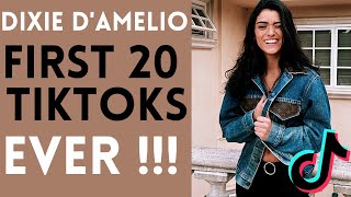 DIXIE D'AMELIO FIRST 20 TIKTOKS EVER! | Tik Tok Compilation