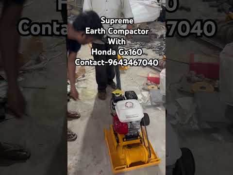 GX160 Earth Compactor with Honda Engine