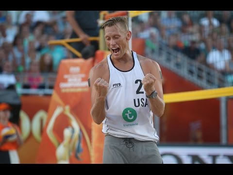 Amazing dig from Patterson before he spikes to end epic rally