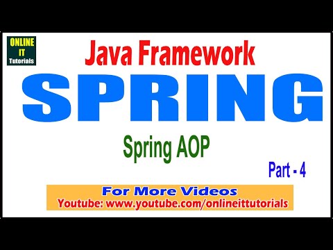 Java Framework Tutorial Spring Aop Part 4 Onlineit Tutorials