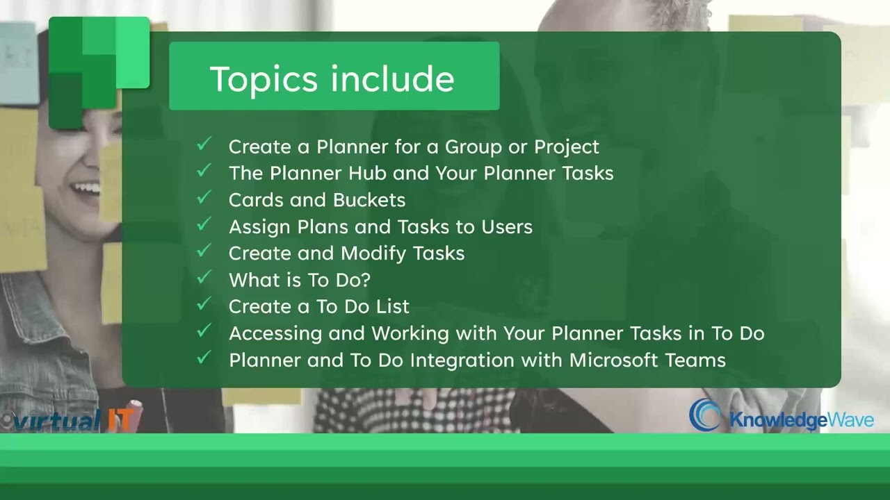 Microsoft Planner & To Do – Virtual IT Webinar