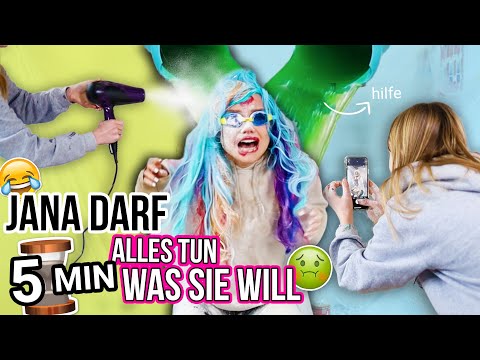 JANA CAN DO ANYTHING SHE WANTS WITH ME FOR 5 MINUTES (stupid idea)