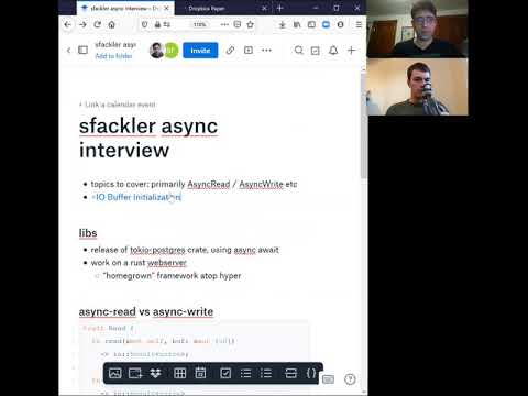 Async Interview: sfackler