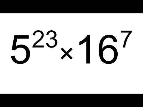 HALLA EL VALOR DE ESTE PRODUCTO DE POTENCIAS. Matemáticas Básicas