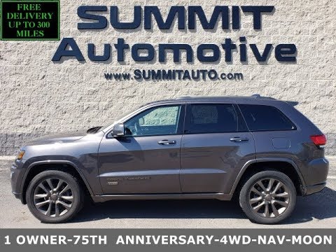 2016 JEEP GRAND CHEROKEE LIMITED 75TH ANNIVERSARY WALK AROUND REIVEW 10685 SOLD! www.SUMMITAUTO.com