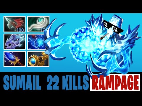 SUMAIL ANCIENT APPARITION MID - [ 22 KILLS RAMPAGE ] - DOTA 2 HIGHLIGHTS