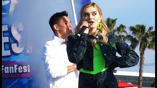 Meg Donnelly live performance at Disneyland Resort Disney Channel Fan Fest