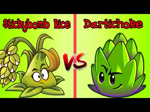 Stickybomb Rice vs. Dartichoke Levels 1 - PvZ 2 Gameplay ► Plants vs. Zombies 2: It's About Time