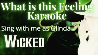 What Is This Feeling Karaoke - Elphaba Only - sing with me as Glinda