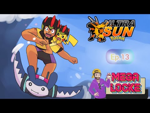 Pokémon UltraSol MEGALOCKE Ep.13 - El SURF no es lo mio!!! xD