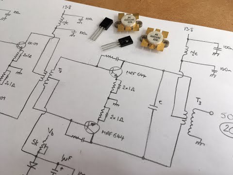 Homebrew 80/40/20m SSB Rig Part 8 - RF Power Amplifier Ideas