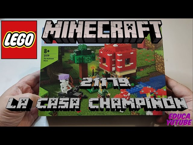 Vídeo relacionado con LEGO Minecraft Mini Set: Steve con figura de vaca Mooshroom