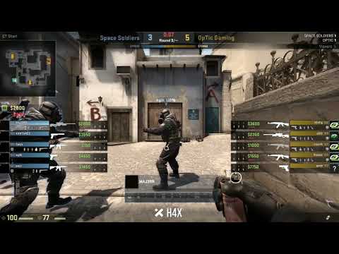 SpaceS SoldierS Vs OpTic MAP3 Mirage  DreamHack Masters Stockholm Closed Qualifier