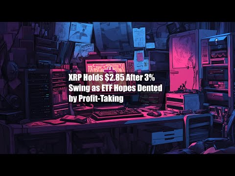 XRP utrzymuje się na poziomie 2,85 USD po wahaniach o 3%, ponieważ nadzieje na ETF-y zostały nads...