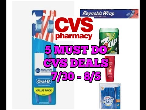 5 MUST DO Deals at CVS: 7/30 – 8/5 | Moneymaker Toothbrushes, 50¢ Soda, Cheap pens & more! Video
