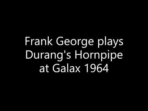 Frank George plays Durang's Hornpipe at Galax 1964
