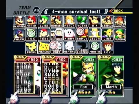 Melee - SiN III Doubles - Dom + Bebop (Red) vs trahh + Viox (Green)