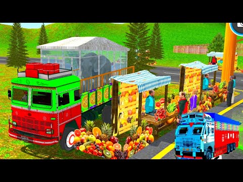 Farm Animal Transport Truck Driving 3D - Zoo Transporter Drive Simulator - Android GamePlay 2025