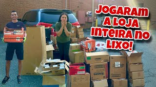 Jogaram a loja inteira no lixo dos Estados Unidos!🇺🇸🇺🇸