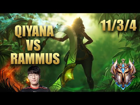Griffin Tarzan Qiyana Jungle Vs Rammus - KRChallenger Patch 9.20