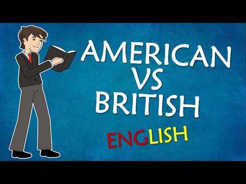 The difference between American and British English | Perbedaan Inggris Amerika dan British.
