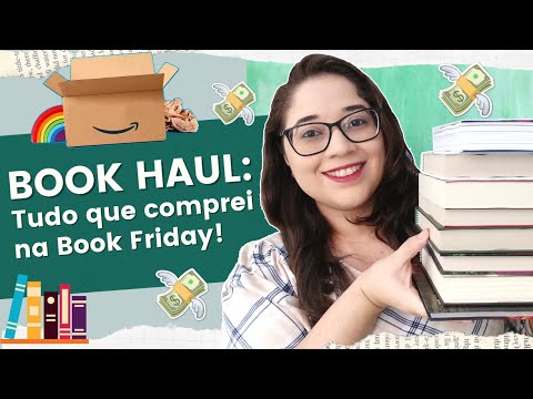 BOOK HAUL DA BOOK FRIDAY 📚 | Biblioteca da Rô