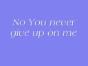 Never Give Up On Me (Lyrics)