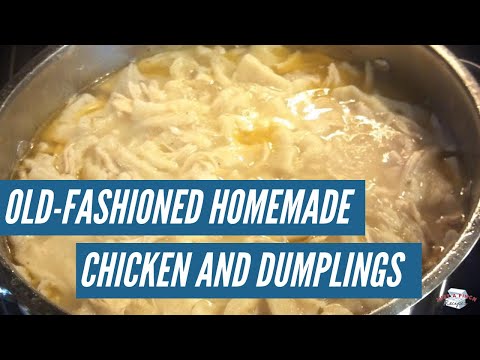 Old-Fashioned Homemade Chicken and Dumplings Recipe | How to Make Grandma's Chicken and Dumplings