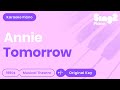 Tomorrow - Annie | Quvenzhané Wallis (Karaoke Piano)