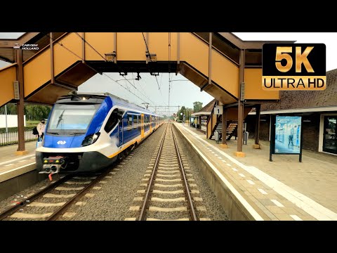 [5K] Wat een machinist verdrietig maakt.. Utrecht - 't Harde CABVIEW HOLLAND SNG 11jul 2021