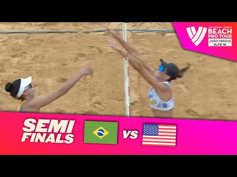 Ana Patrícia/Duda vs. Cannon/ Kraft - Semi Final Highlights | João Pessoa 2025 #BeachProTour