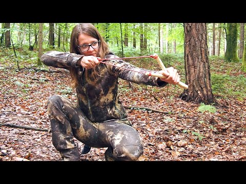 Homemade Slingshot with Household Materials