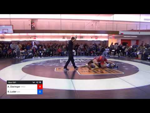 86 Kg Prelims Alex Dieringer Titan Mercury Wrestling Club Vs Ryan Loder San Francisco Wrestling Cl
