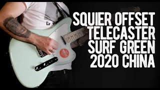 Video thumbnail for Squier Paranormal Offset Telecaster Surf Green 2020 China by Loud Lemon Demo
