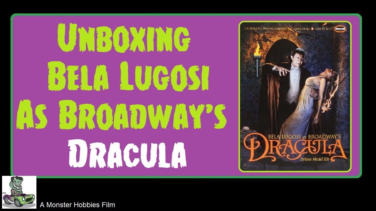Unboxing The Moebius 904 - Broadway Dracula Model Kit - A Model Kit Unboxing Video