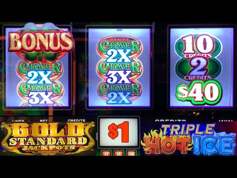 Holen Sie sich den Bonus mit Multiplikatoren! Erstklassiges Clover + Gold Standard Jackpots + Tri...