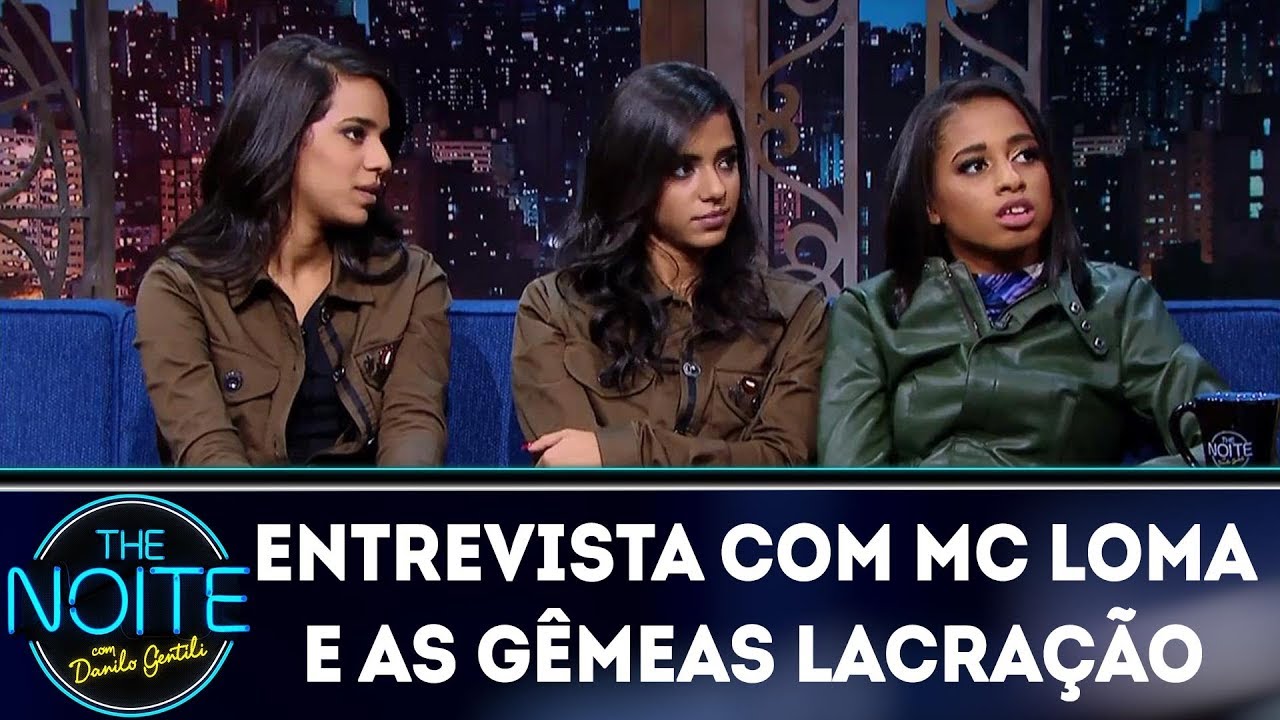 Entrevista com Mc Loma e as Gêmeas Lacração | The Noite (14/03/18)