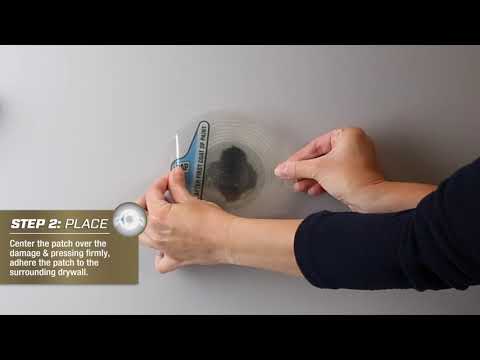 Eclipse™ Rapid Wall Repair Patch Application instructions
