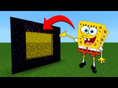 How To Make A Portal To The SpongeBob Dimension in Minecraft!