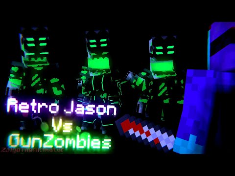 GunZombies vs Retro Jason Voorhees | Minecraft Animation
