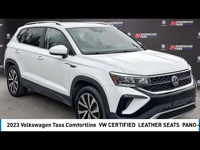 2023 Volkswagen Taos Comfortline | VW CERTIFIED | LEATHER SEATS in Cars & Trucks in Strathcona County