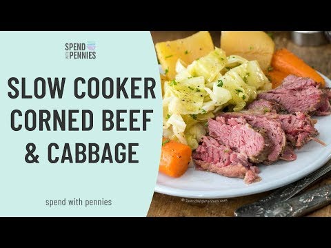 Slow Cooker Corned Beef and Cabbage