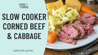 HOW TO COOK CORNED BEEF AND CABBAGE IN A CROCK POT