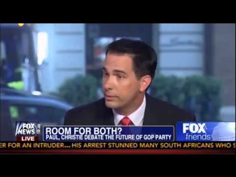 Wisconsin Gov. Scott Walker on Fox and Friends