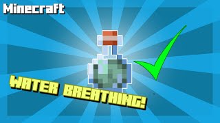 How to Make Water Breathing Potion in Minecraft! 1.20.2