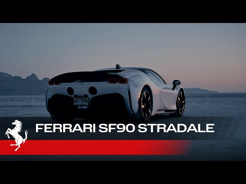Ferrari SF90 Stradale Assetto Fiorano at the Bonneville Salt Flats