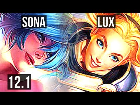 SONA & Jhin vs LUX & Caitlyn (SUP) | 1100+ games, 1.3M mastery, 0/5/30 | EUW Diamond | 12.1
