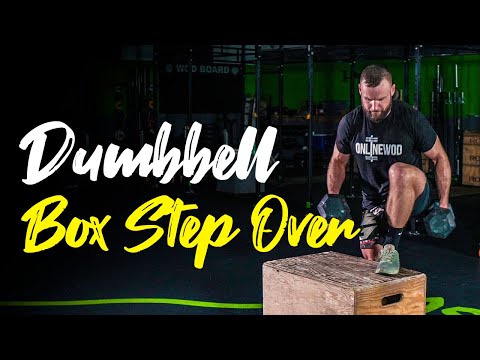 Dumbbell Box Step Over - Movement Technique