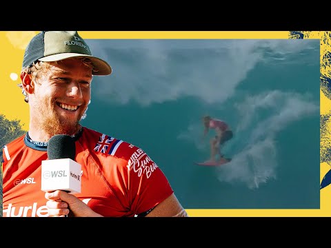 John John Florence With The Insane Read On This Barrel, Leads To Highest Heat Total Of The Day